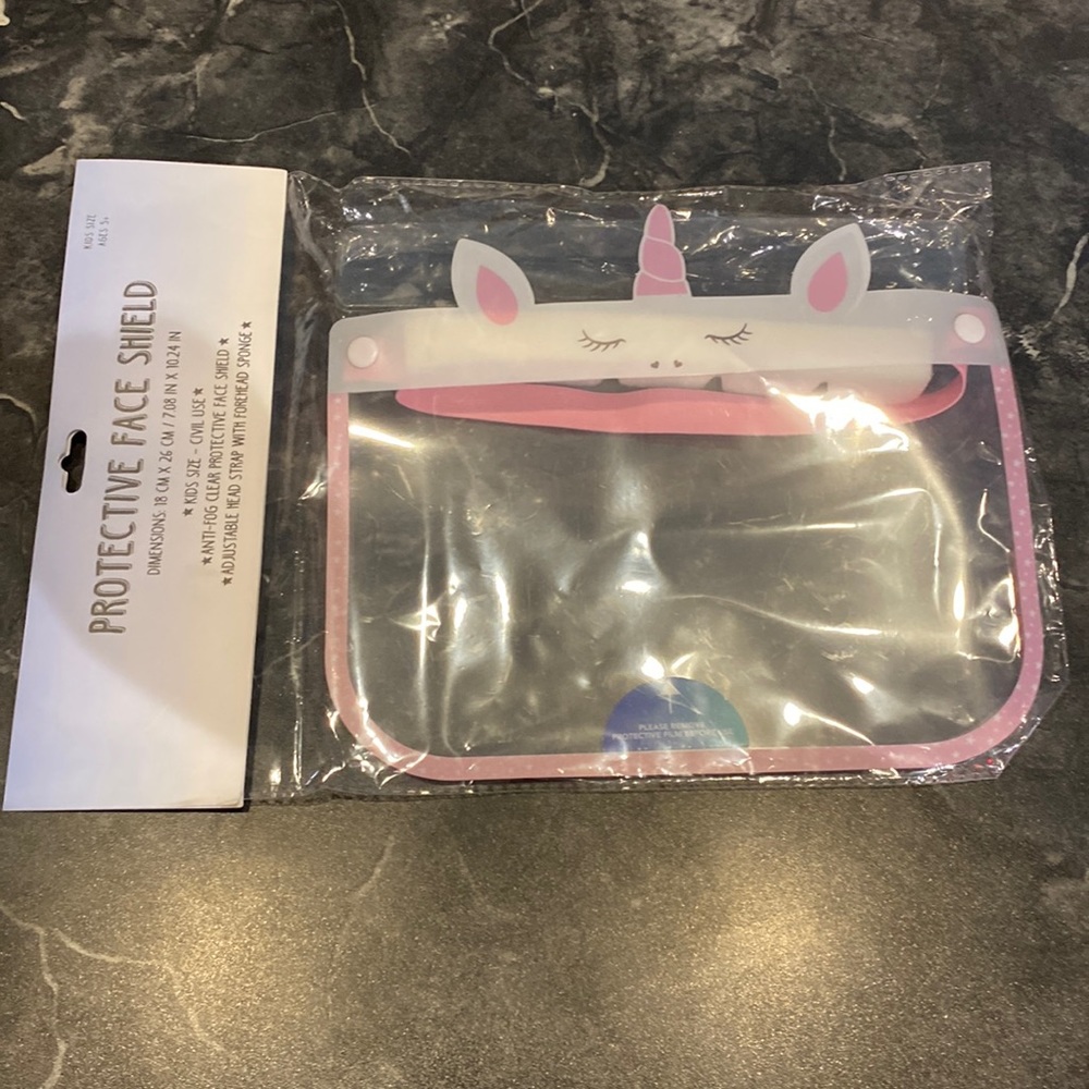 Kids Unicorn 🦄 PPE Face Shield